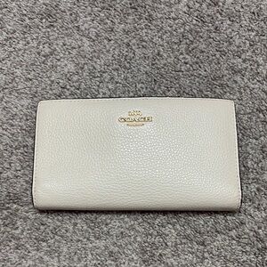 Coach Cream Leather Women's Wallet